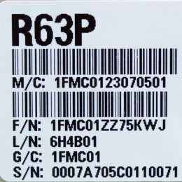 [신품] R63P 미쯔비시 R 시리즈 파워 서플라이  (납기: 전화문의)
