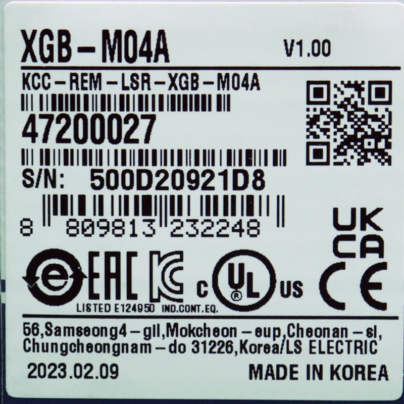 [신품] XGB-M04A LS 4슬롯 베이스