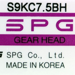 [미사용] S9KC7.5BH SPG 90각 모터 기어헤드