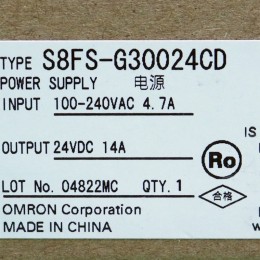 [신품] S8FS-G30024CD OMRON(오므론) 300w 전원 공급 장치