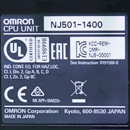 [중고] NJ501-1400 OMRON(오므론) PLC CPU 유닛