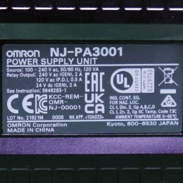 [중고] NJ-PA3001 OMRON(오므론) Power supply 유닛
