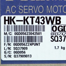 [신품] HK-KT43WB 미쯔비시 J5 400w 서보 모터 (납기: 전화문의)