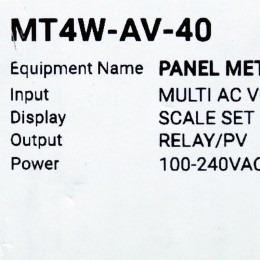 [신품] MT4W-AV-40 오토닉스 디지털 멀티 판넬 메타