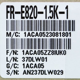 [신품] FR-E820-1.5K-1 미쯔비시 800시리즈 1.5kw 인버터