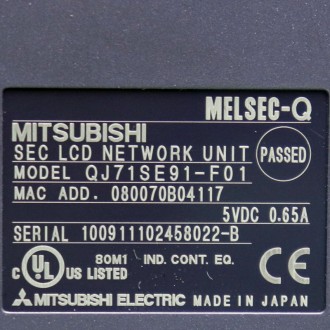 [중고] QJ71SE91-F01 미쯔비시 PLC LCD 네트워크 모듈 (S/N 10년식 이하) 특가 상품
