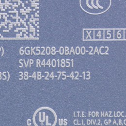 [중고] 6GK5 208-0BA00-2AC2 지멘스 PROFINET IO 장치 이더넷/IP 호환 C 플러그 슬롯