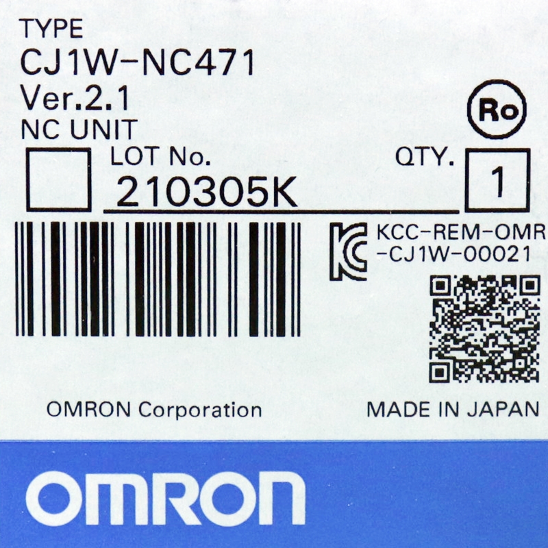 [신품] CJ1W-NC471 OMRON(오므론) 위치 제어 모듈 (납기 : 전화문의)