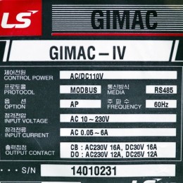 [중고] GIMAC-IV LS 디지털 집중 표시 제어 장치 / 자동역률 제어장치