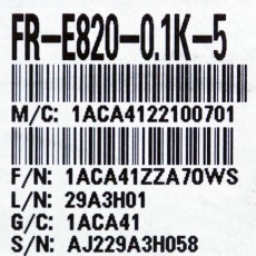 [신품] FR-E820-0.1K-5 미쯔비시 0.1kw 인버터