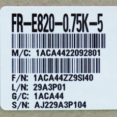 [신품] FR-E820-0.75K-5 미쯔비시 750w 인버터