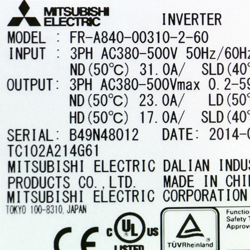 [중고] FR-A840-00310-2-60 미쯔비시 11kw 인버터