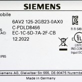 [중고] 6AV2 125-2GB23-0AX0 지멘스 7인치 TFT 핸드 터치