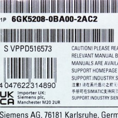 [미사용] 6GK5 208-0BA00-2AC2 지멘스 PROFINET IO 장치 이더넷/IP 호환 C 플러그 슬롯
