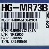 [신품] HG-MR73B 미쯔비시 0.75kw 초저관성 브레이크 타입 서보모터