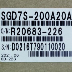[신품] SGD7S-200A20A 야스카와 3kw 서보팩