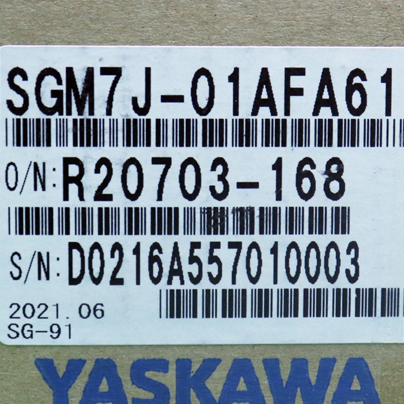 [신품] SGM7J-01AFA61 야스카와 100w 서보모터