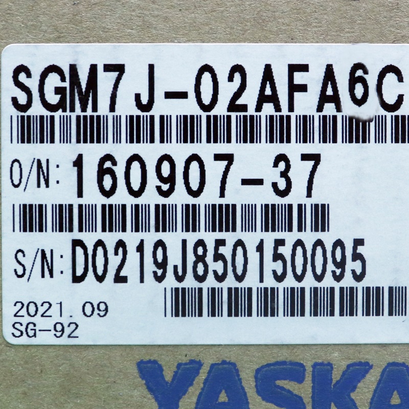 [신품] SGM7J-02AFA6C YASKAWA 200w 서보모터