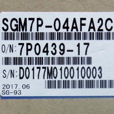 [신품] SGM7P-04AFA2C 야스카와 400w 서보모터