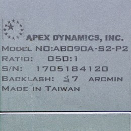 [중고] AB090A-050-S2-P2 APEX 50:1 유성 감속기