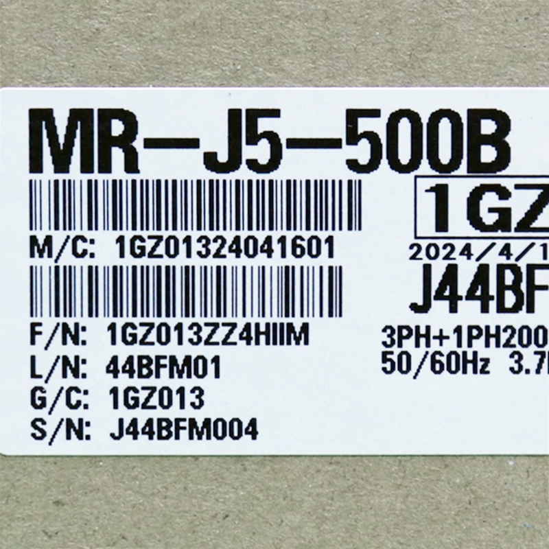 [신품] MR-J5-500B 미쯔비시 5kw 서보 드라이버 (J5 시리즈)