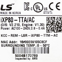 [중고] iXP80-TTA/AC LS 12.1' 터치스크린