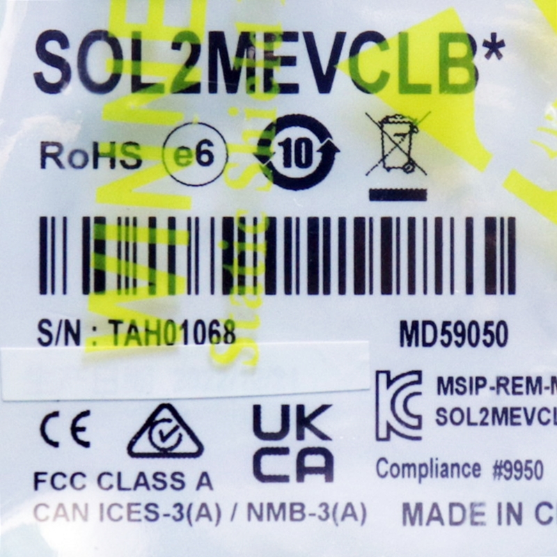 [미사용] SOL2MEVCLB MATROX Solios eV-CL Camera Link Frame Grabber	 Rev. B