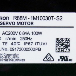 [중고] R88M-1M10030T-S2 오므론(omron) 100w 서보 모터