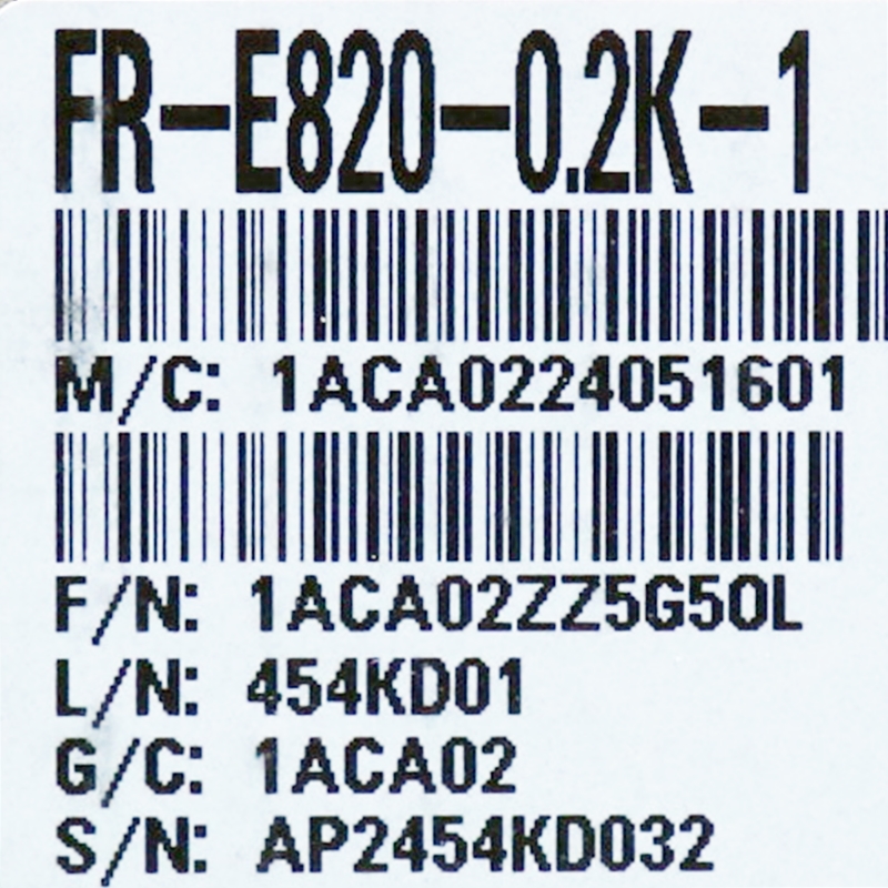 [신품] FR-E820-0.2K-1 미쯔비시 200w 인버터