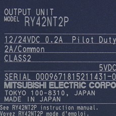 [중고] RY42NT2P 미쯔비시 PLC 트랜지스터 출력 장치 (싱크 타입)
