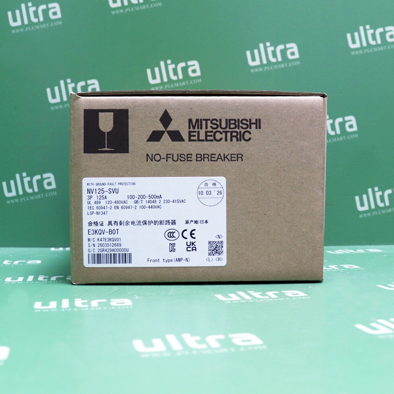[신품] NV125-SVU 3P 125A_100mA 미쯔비시 배선용 차단기 (납기: 전화문의)