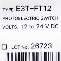 [신품] E3T-FT12 OMRON(오므론) 슬림형 앰프 내장 광전 센서