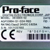 [중고] AGP3300H-S1-D24-RED  프로페이스 5.7