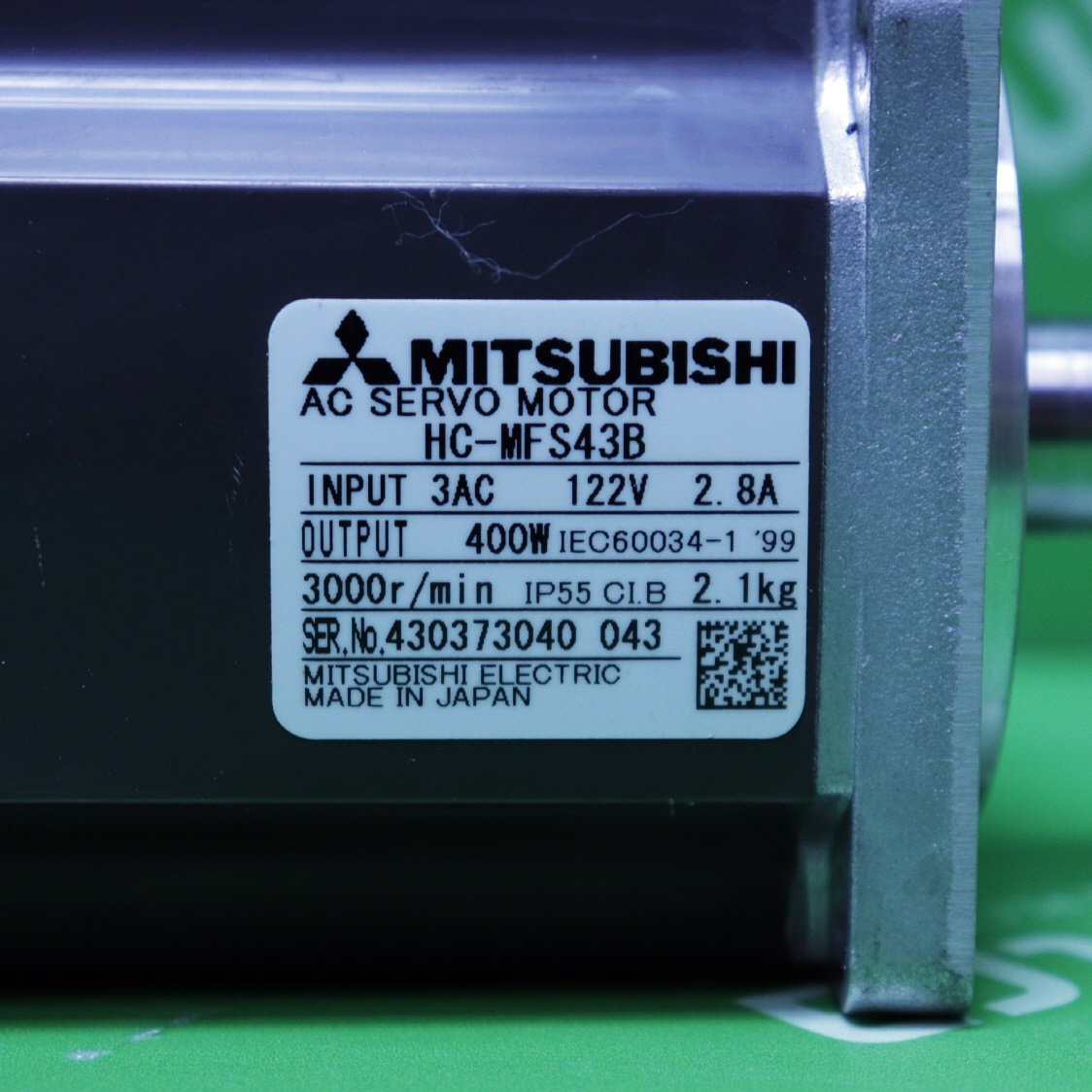 [중고] HC-MFS43B 미쯔비씨 400W 서보모터