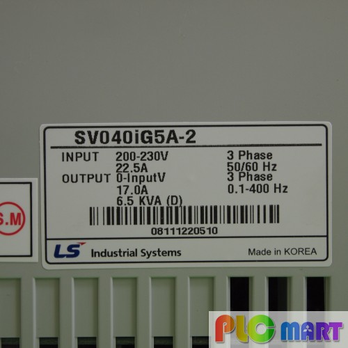 [신품] SV040IG5A-2 엘에스 4KW  5마력인버터