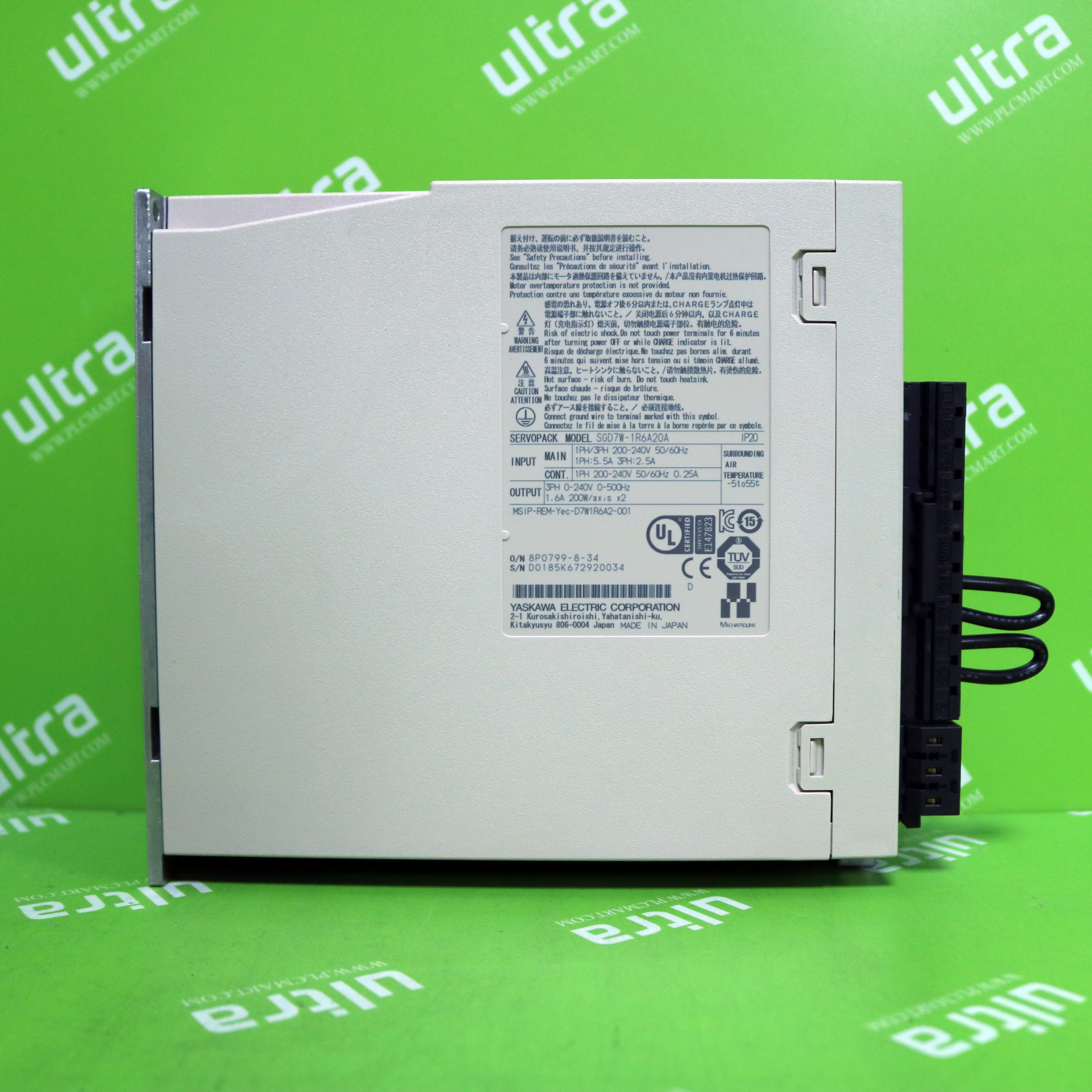 [중고] SGD7W-1R6A20A 야스카와 서보 드라이버
