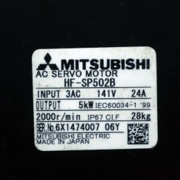 [중고] HF-SP502B 미쯔비씨 5KW 서보모터