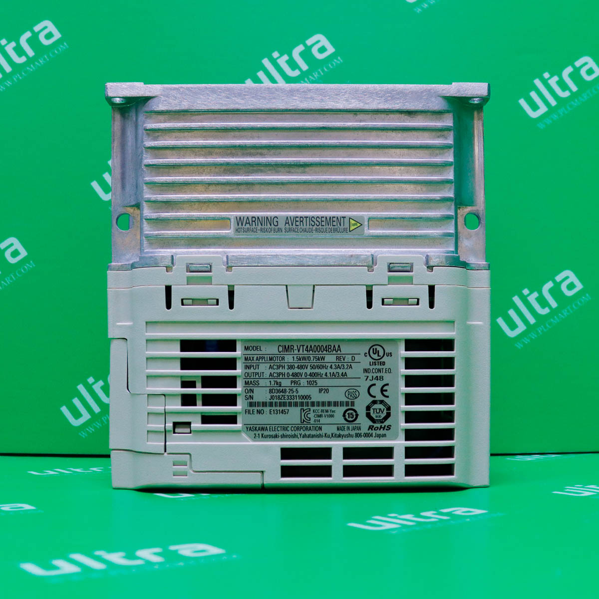 [중고] CIMR-VT4A0004BAA 야스카와 750W 1마력 인버터