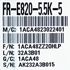 [신품] FR-E820-5.5K-5 미쯔비시 5.5KW 인버터