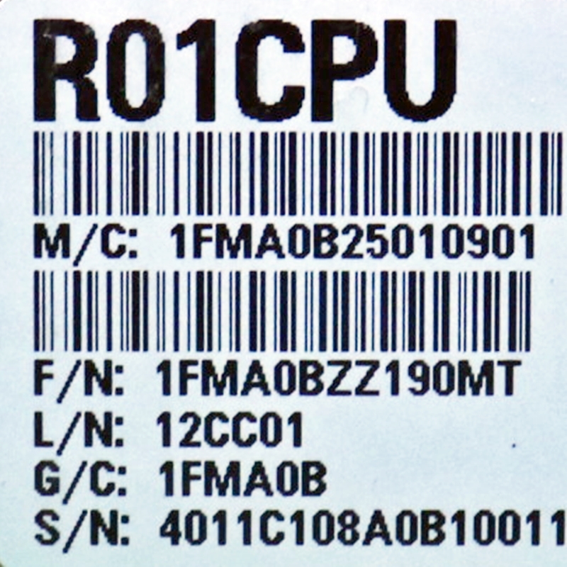 [신품] R01CPU 미쯔비시 R시리즈 CPU