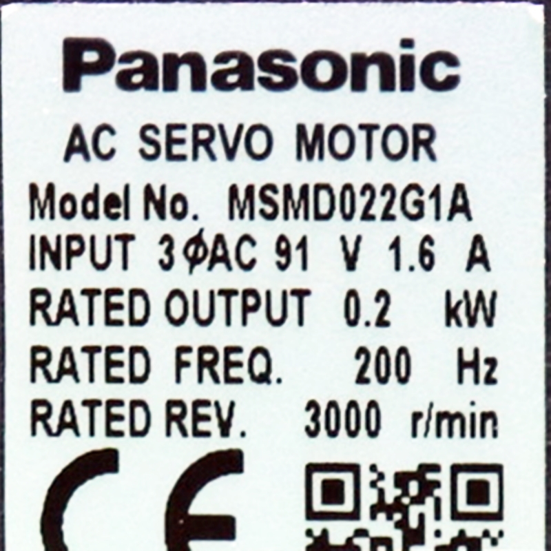 [중고] MSMD022G1A 파나소닉 MINAS A5 시리즈 200W 서보 모터